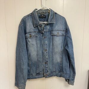 VTG Men’s XL Y2K Grunge  Steve Madden Long Island City Denim Trucker Jacket